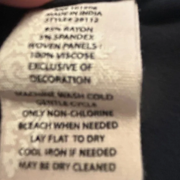 Soft Surroundings Embroidered Tunic, Size S - Picture 5 of 6